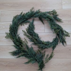 Elegant Green Mixed Cedar Holiday Garland By Threshold (Target)